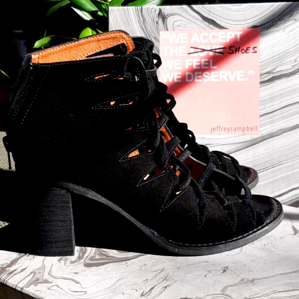 Jeffrey Campbell shoes.